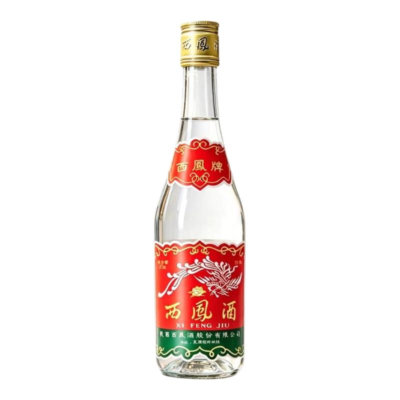 西凤酒375ml45度凤香型纯粮白酒光瓶口粮酒陕西西风酒礼盒高粱