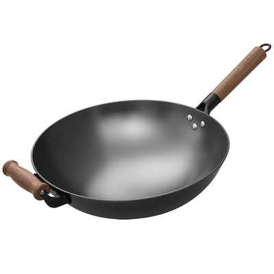 轻量化单柄典匠生铁炒锅34/36