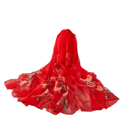 时尚洋气广场舞丝巾超大百搭围巾