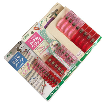 日本CLOVER布艺用夹子彩色小夹子