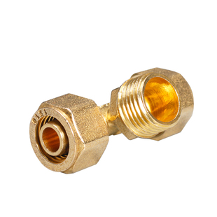 铝塑管铜接头内径16外径20太阳能管铜帽密封卷水管卡套式管件加厚