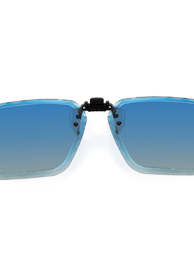 蓝色墨镜夹片男款近视开车专用