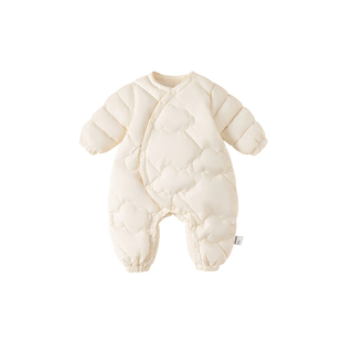 婴儿羽绒服小宝宝外出冬装连体羽绒服婴幼儿冬季加厚衣服保暖童装