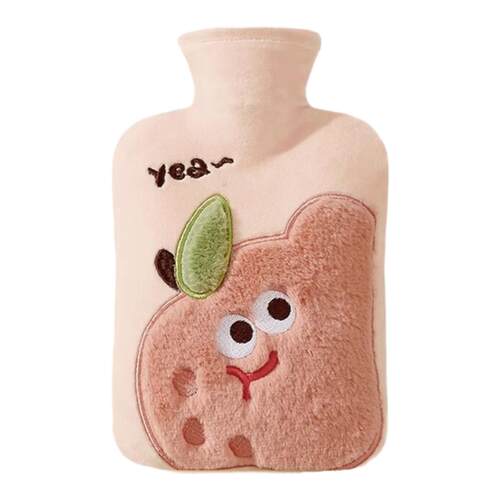 暖水袋注水热水袋加厚防爆灌水冬天女生暖肚子暖手宝毛绒被窝专用