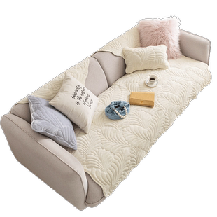 M.Life 中古洋房 北欧ins风绒沙发垫沙发套罩四季沙发巾盖布坐垫