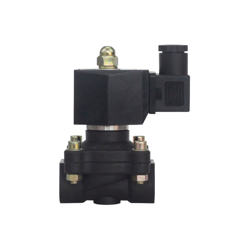 电控阀门 2W-160-15塑料防潮湿电磁阀 DN15水阀塑封线圈 220V/24V