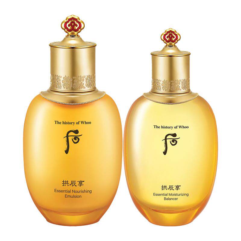 whoo后拱辰享气韵生爽肤水乳液补水保湿水油平衡去黄提亮护肤品