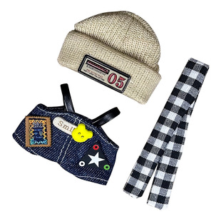 仅衣服适用4代迷你版拉布布4.0娃衣mini版Labubu四代衣服心底密码