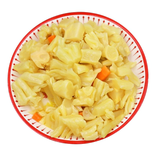 台州特产开胃菜花梗即食下饭菜梗泡菜早餐配粥下粥配饭小菜花菜梗