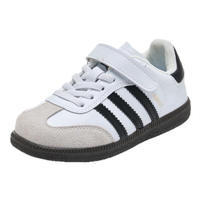 儿童德训鞋男童板鞋女童小白鞋