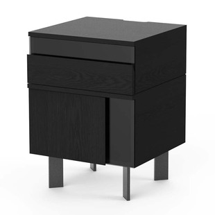 里安床头柜轻奢高级感小户型家用置物架床边柜实木卧室储物收纳柜