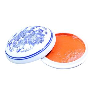 潜泉上海西泠印社镜面朱砂印泥书画专用30克60克盒装西冷朱膘红色