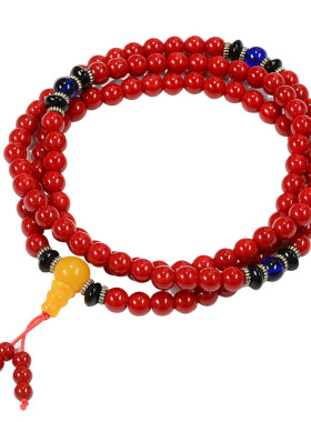 黑色玻璃手串吊坠饰品佛珠