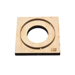 皮革下料方木基板切圆刀模 手工DIY皮具日本刀片皮料圆形模切打孔