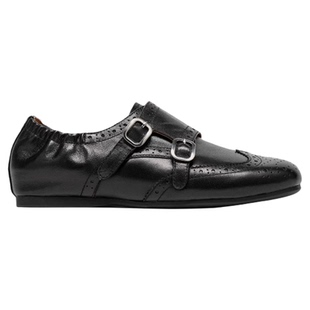 BeauToday乐福鞋女款2026老钱风孟克鞋布洛克鞋英伦风小皮鞋