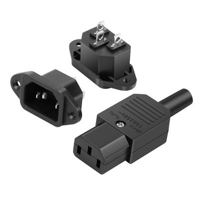 品字插座AC电源插头10A/15A