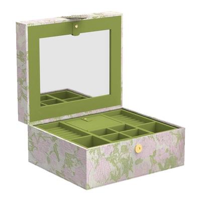 OOAK艺术家复古提花双层首饰盒