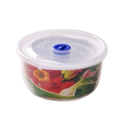 食品级塑料圆形保鲜盒