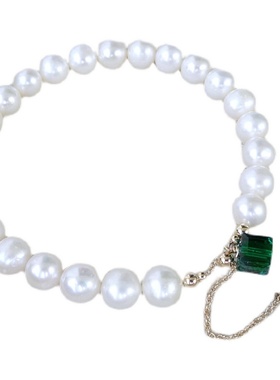 轻奢醉爱包金简约风淡水珍珠手链