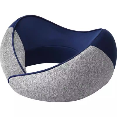 脊态云卷硅橡胶U型枕便携护颈枕