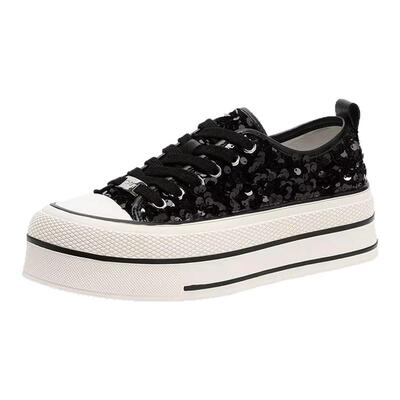 星期六休闲百搭亮片时尚单鞋女