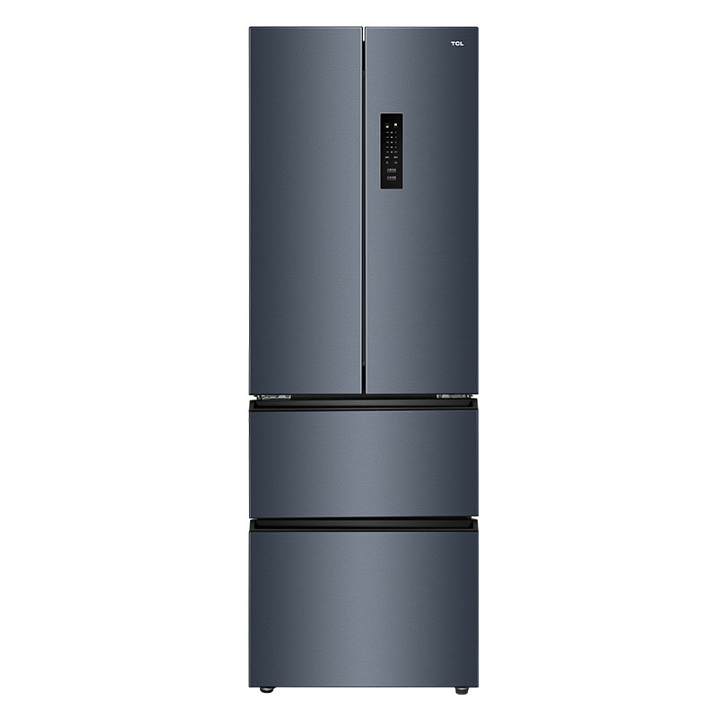 TCL 316升法式四开门多门冰箱嵌入式变频一级电冰箱小型家用节能