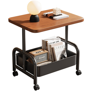 沙发边几可移动茶几客厅小桌子简易家用边柜卧室床边桌推车置物架