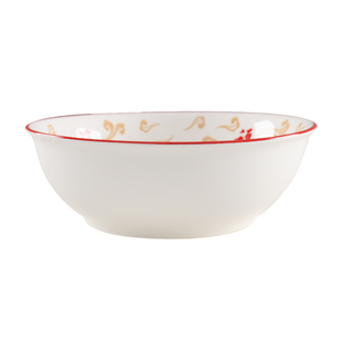 Haocy 五福临门陶瓷面碗家用2026新款中式福字云纹汤碗釉下彩饭碗