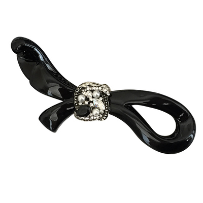 香蕉简约水钻防滑发夹小号头饰