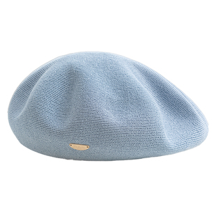 疯帽子 原纱线进口和纸贝雷帽可折叠帽子女出游逛街画家帽26春夏