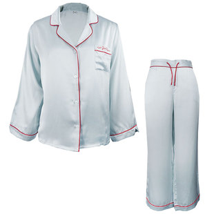 赵今麦同款』Not Just Pajama 22姆米重磅真丝睡衣女爱心后领套装