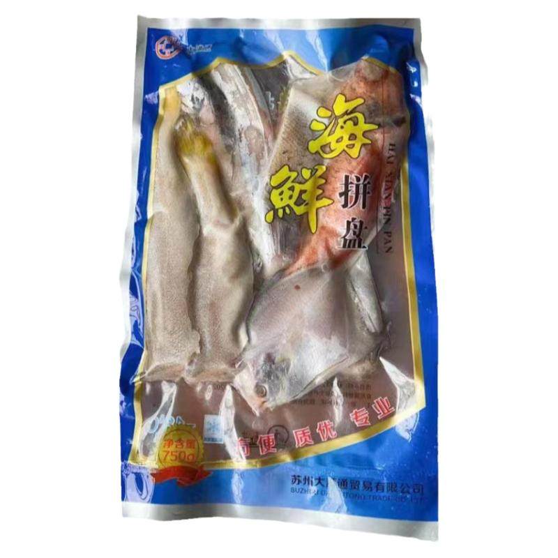 大满通海鲜拼盘海杂鱼750克*20袋