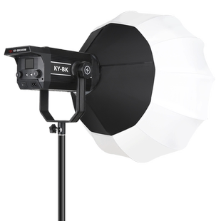 【全金属】300W直播补光灯主播美颜直播间氛围灯光led摄影拍照服装人像拍摄打光专用室内影棚球形深抛格栅