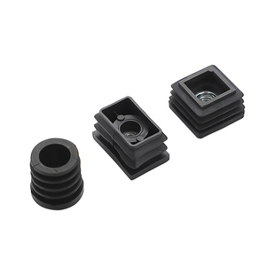 可调节螺母塞圆管方管堵塞头盖帽胶塞堵口耐磨防滑桌椅子螺丝脚垫