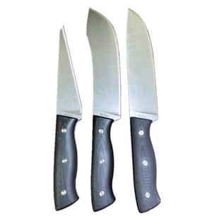 DC53钢高硬度刀具锋利屠夫屠宰刀剥皮剔骨刀卖肉割肉分割刀烧烤刀