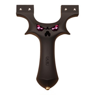 火狼ABS塑料恶魔大炮快压弹弓扁皮高精准树脂弹弓夹片弹弓