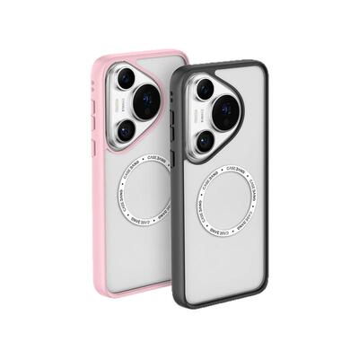 CASEBANG 出奇壳（任意吸）适用于华为Pura80/70/Pro/Pro+/Ultra透明磁吸防摔手机保护壳体黑/粉/黄