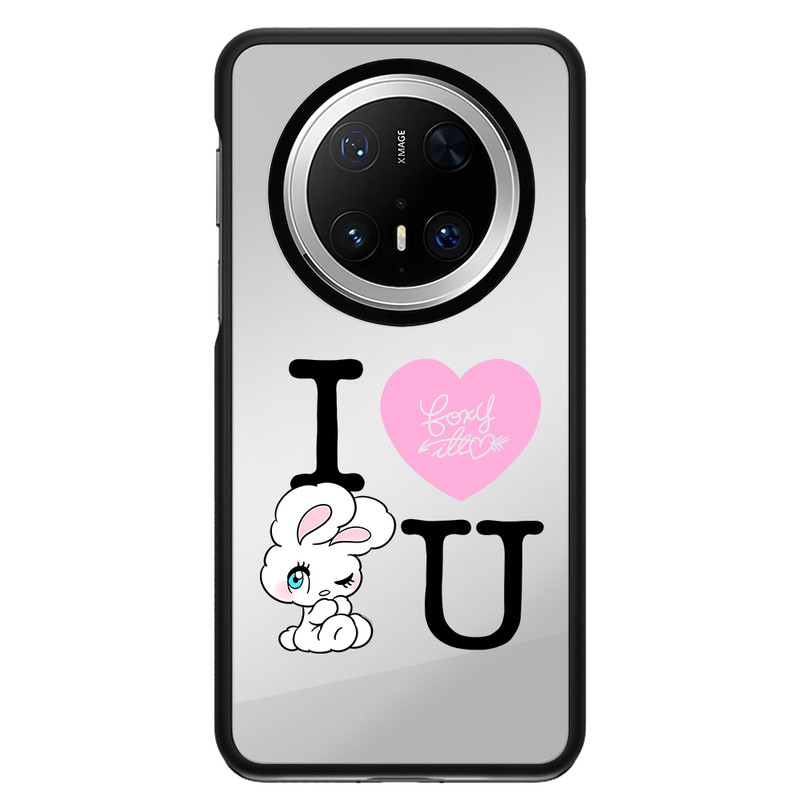 可爱爱心天使顽皮小兔子适用于HUAWEI华为mate80 Pro Max手机壳防摔Mate70Pro/60Pro+磁吸保护套