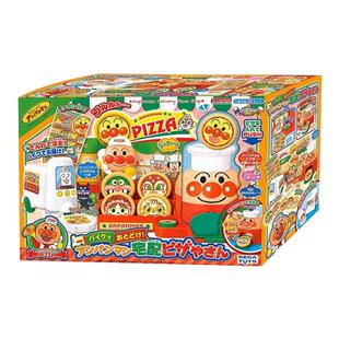 日本万代面包超人披萨店儿童过家家pizza外卖快餐店宝宝仿真玩具