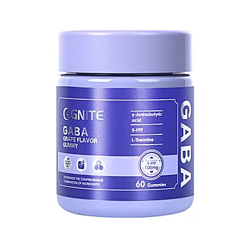 美国进口gaba褪黑素pro睡眠软糖60粒