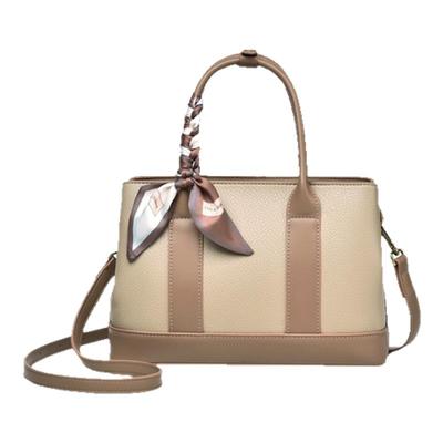 小众高级感拼色花园包