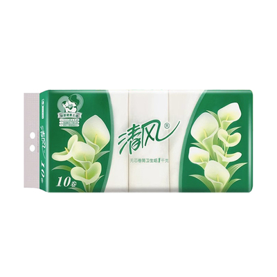 清风卷纸家用实惠装厕纸专用