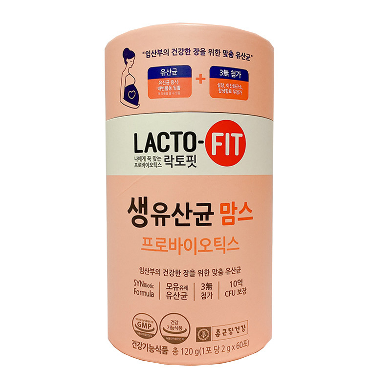韩国直邮钟根堂LACTO益生菌粉调理肠胃生乳酸菌孕妇用益生菌60条