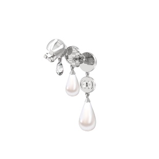 KVKThrowback:Arachné 经典回溯系列银币珍珠拼接吊坠耳环