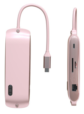 macbook拓展坞usb扩展器网口读卡