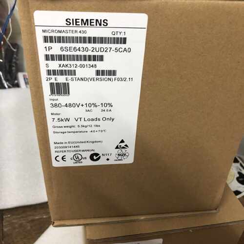议价6SE6430-2UD27-5CA0/2UD31/2AD27/2AD31无滤波器 3AC380-480V