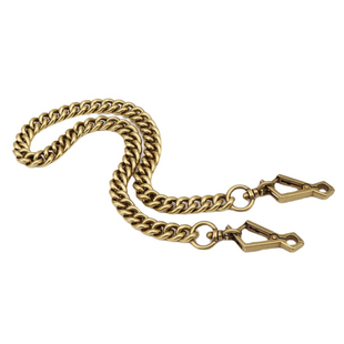 双GG包包链条配件单买替换精美古铜色粗链子古金色宽肩带斜挎腋下