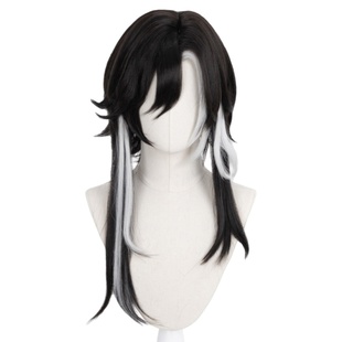 ND家】司马懿 王者荣耀 挑染角色款cos假发 仿真头皮顶