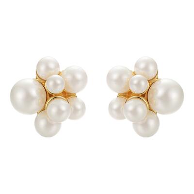 iKiCo温柔纯银珍珠耳环女25新款