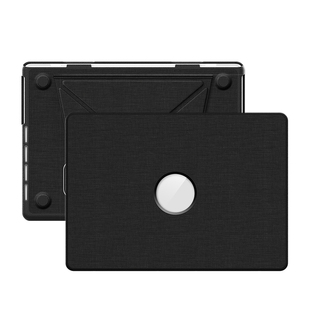mousmore适用2026款M5苹果air13/15新macbookpro 14寸/16软边Neo防摔笔记本布艺保护壳皮革支架全包套轻薄